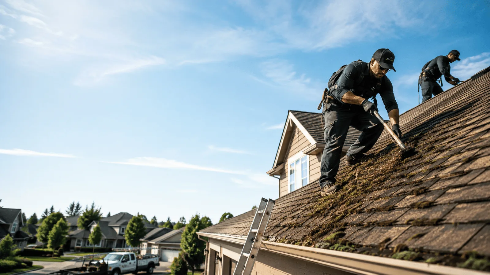 Roof Moss Removal in Baytown, TX near me
